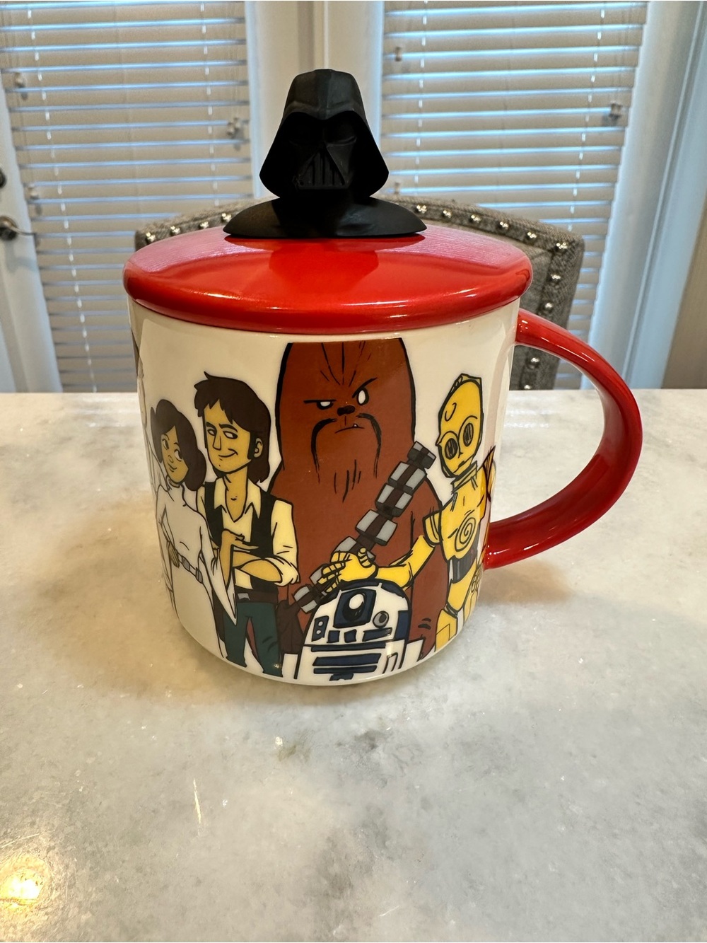 2022 Disney Parks Star Wars Mug Greatest in the Galaxy Darth Vader With Lid Mug
